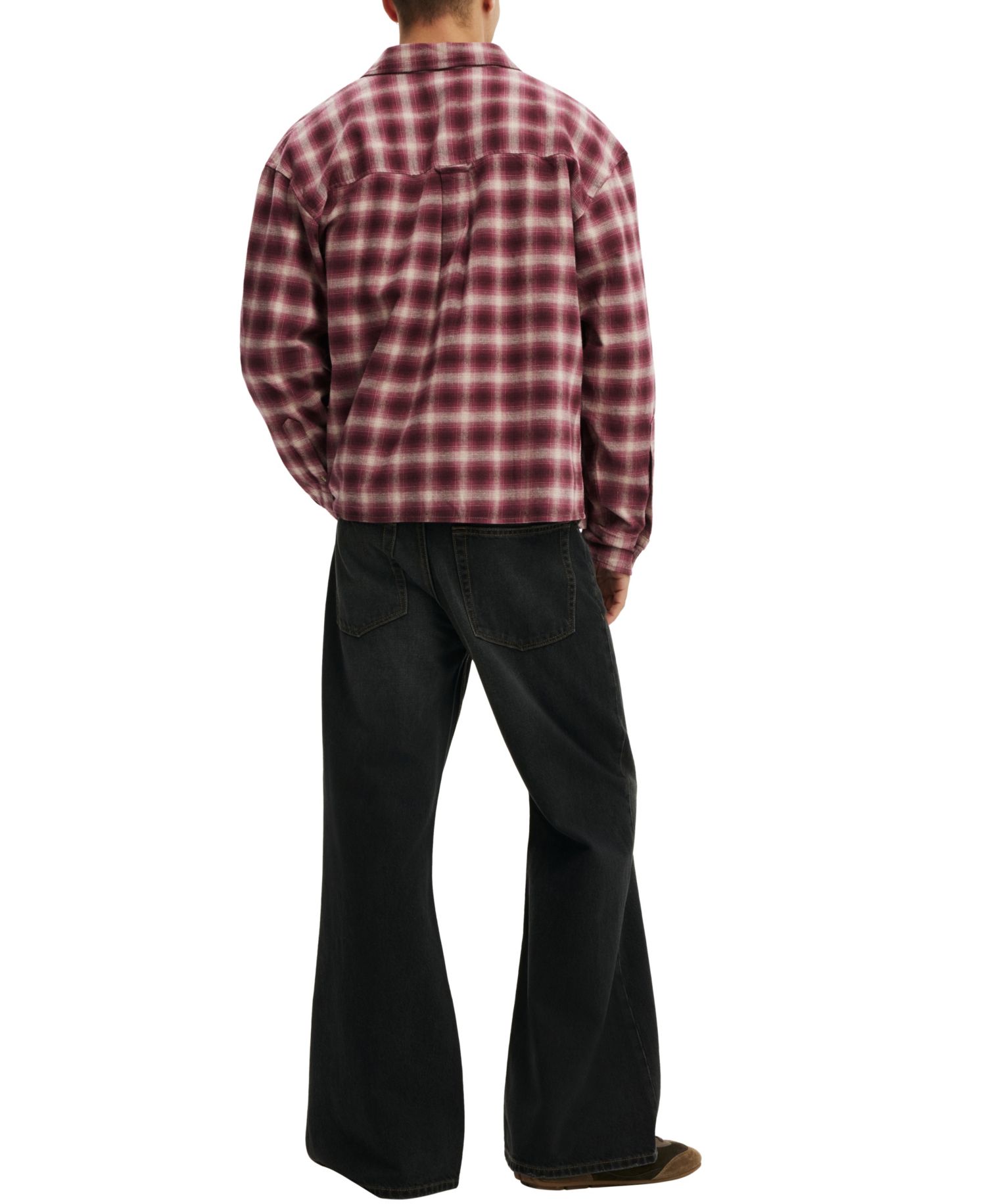 Men's Baggy Bootcut Jean Rigid Jeans