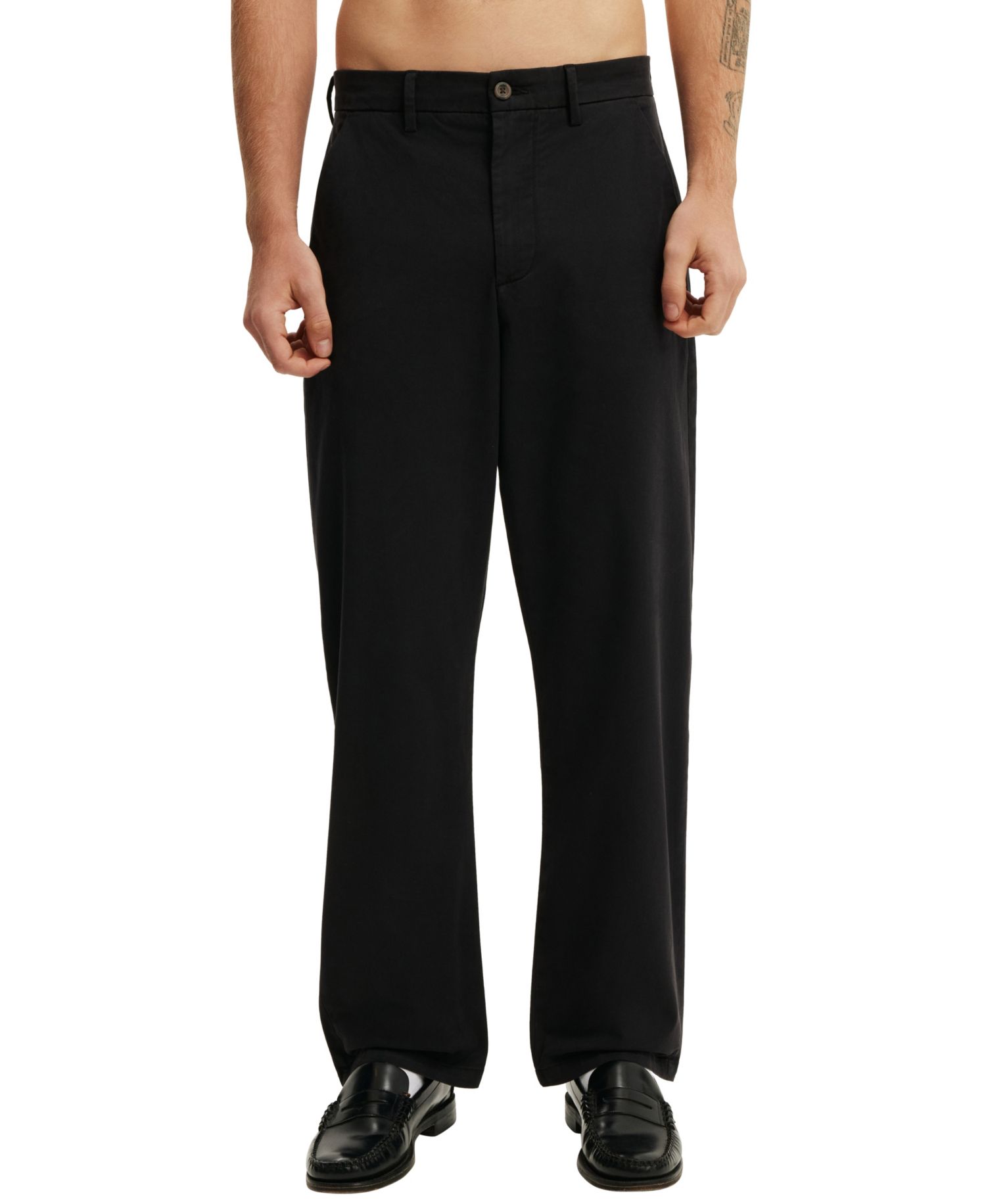 Men's Baggy Stretch Chino Pants