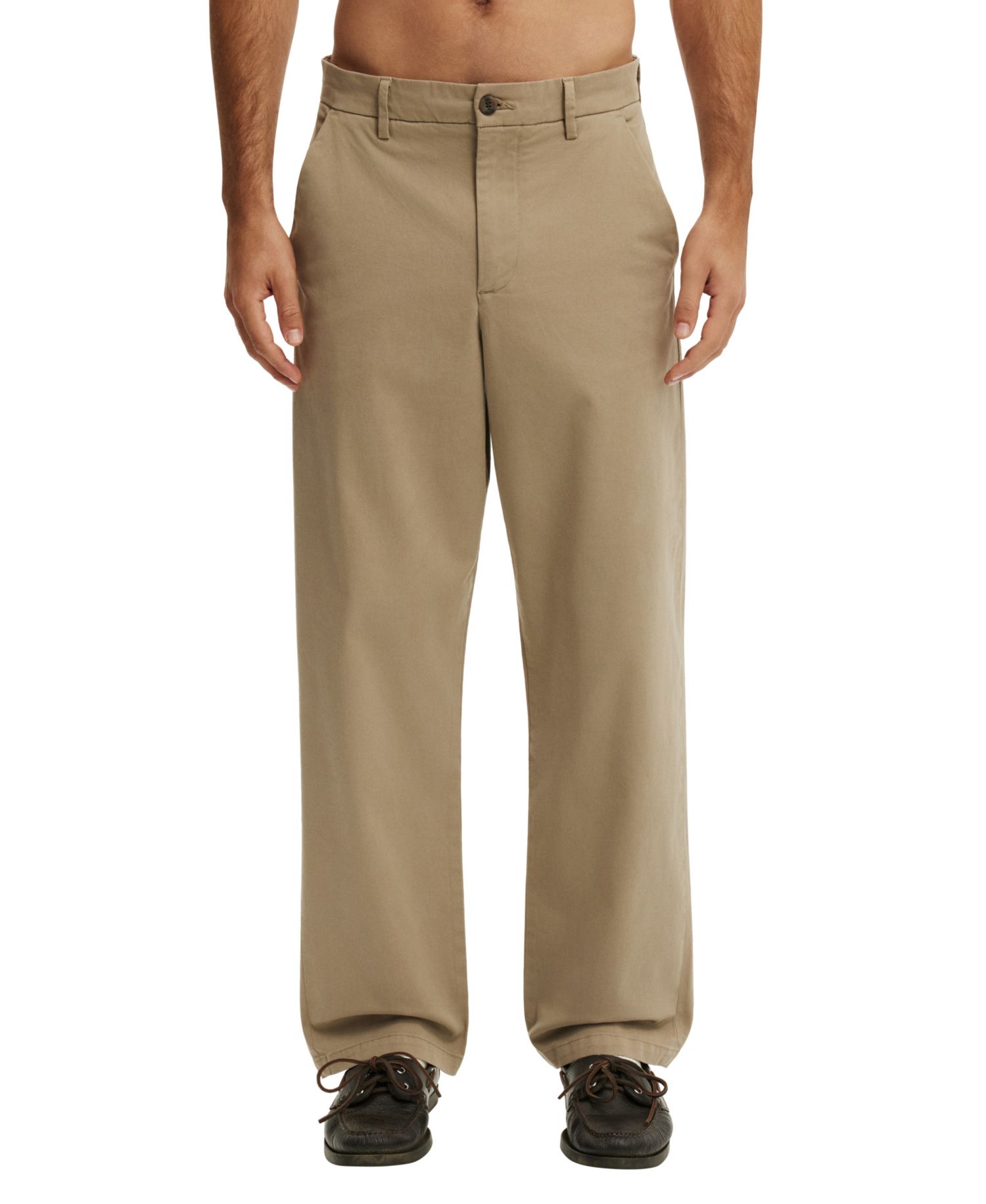 Men's Baggy Chino Relaxed-Fit Pants