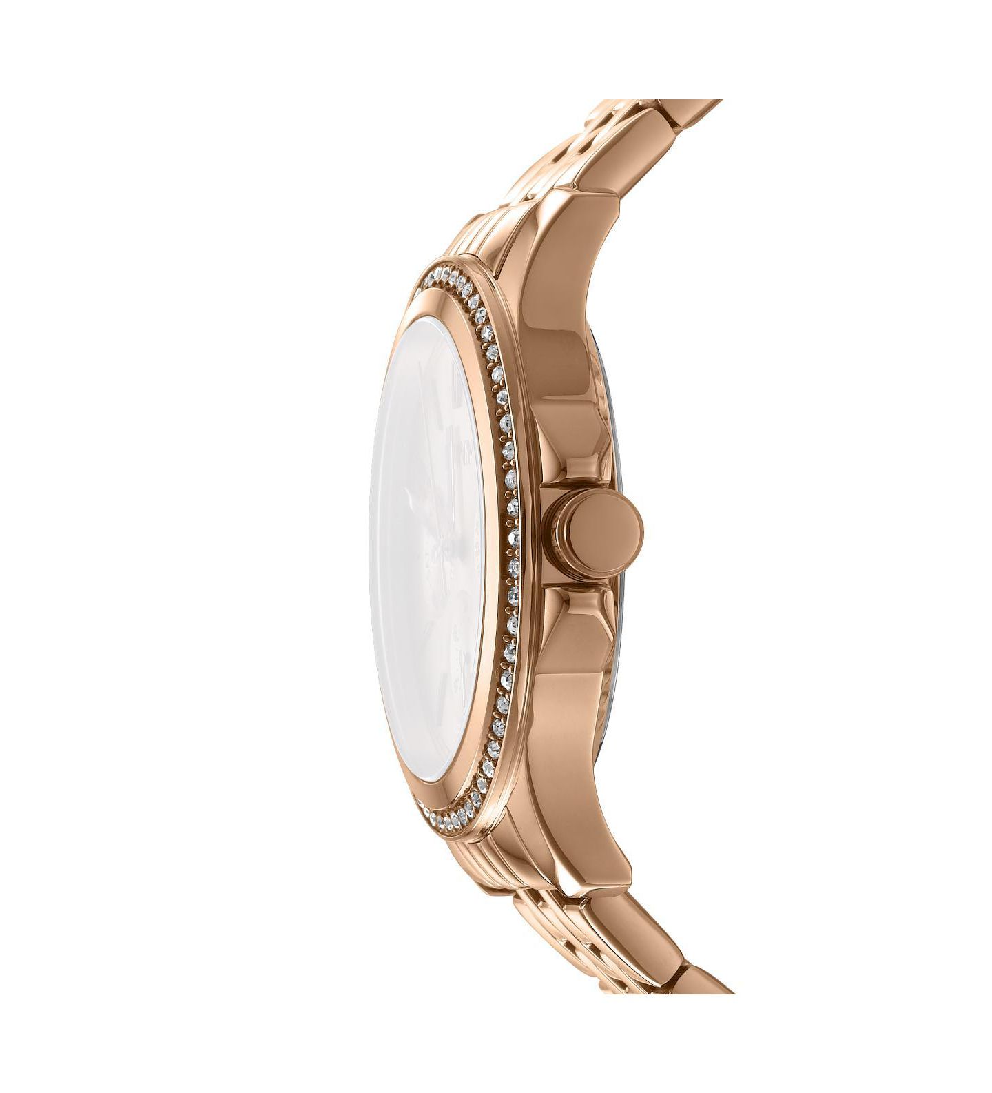 Женские часы DKNY Quartz Evening Stainless Steel Bracelet Watch, 40mm, цвет: Розовый — фото 2