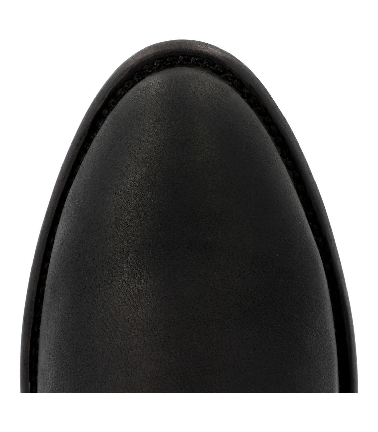 Men's Santa Fe Pull-On Round-Toe Western Boots