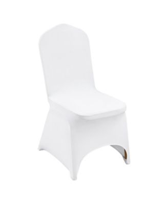 50 Pack Spandex Arched Front Chair Covers for Wedding