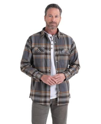 Men's Big & Tall Everest Flannel Long-Sleeve Plaid Relaxed-Fit Button-Down Shirt
