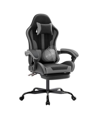 Ergonomic Gaming Chair with Footrest, Lumbar Support and Headrest