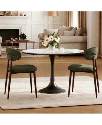 Dining Chairs Set of 2, Fabric Upholstered Kitchen Chairs