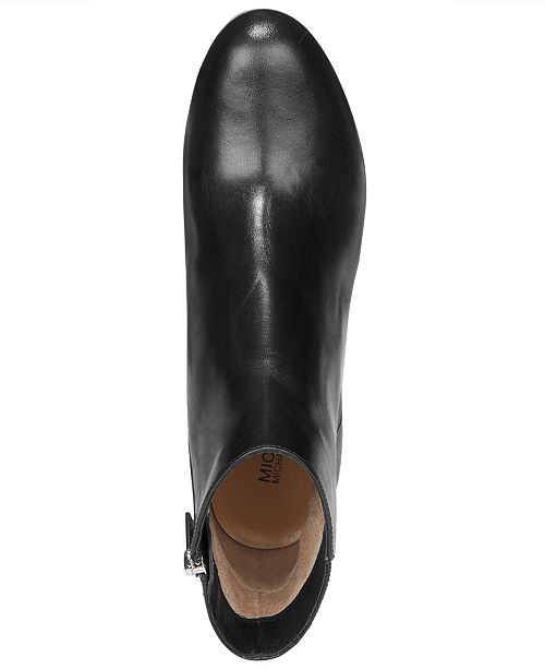 macys block heel booties