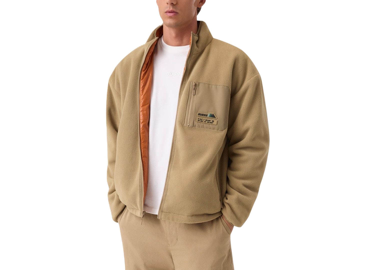 Men's Nirmal Reversible Fleece Athletic-Fit Jacket