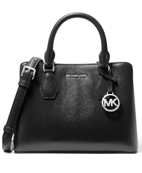 Женская сумка Michael Kors Camille Small Satchel, цвет: Чёрный