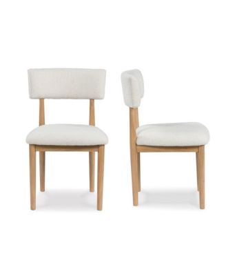 Ellis Boucle Upholstered Dining Chairs, Set of 2