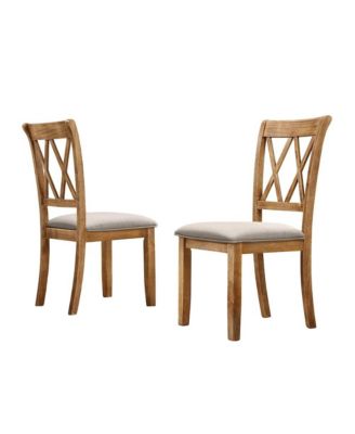 Windvale Fabric Upholstered Dining Chair Set of 2