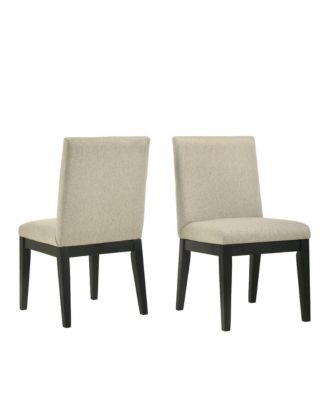 Rocco Contemporary Solid Wood Dining Chairs, Set of 2