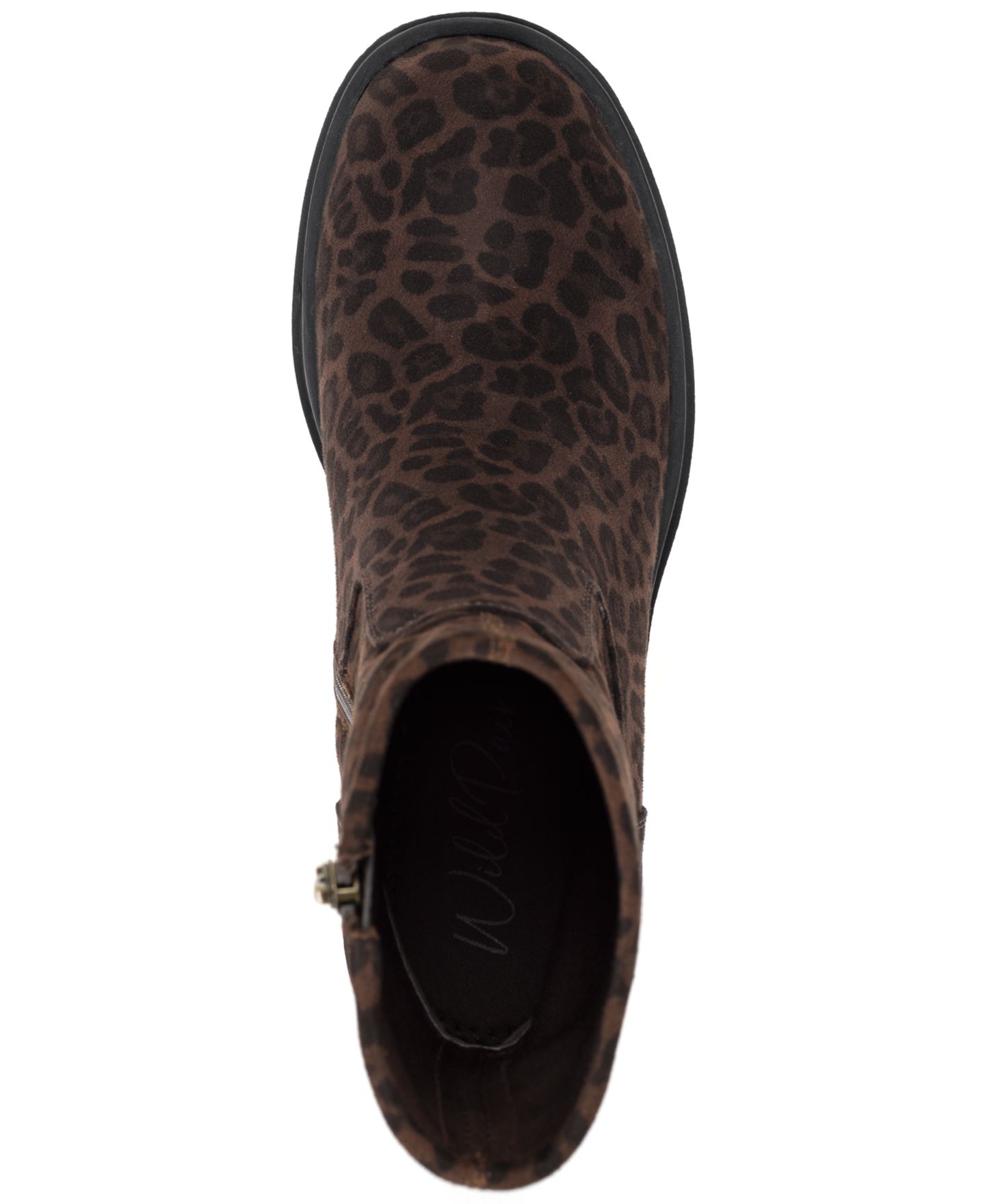 Женские ботинки Wild Pair Verona Block Heel Booties, цвет: Леопардовый — фото 4