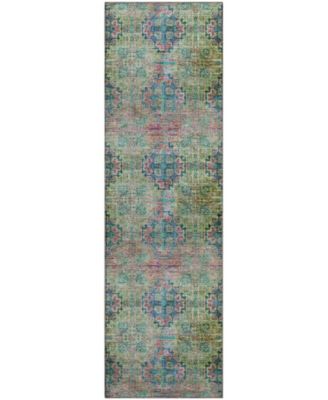 Trevi Washable TV16 2'3"x7'6" Runner Area Rug