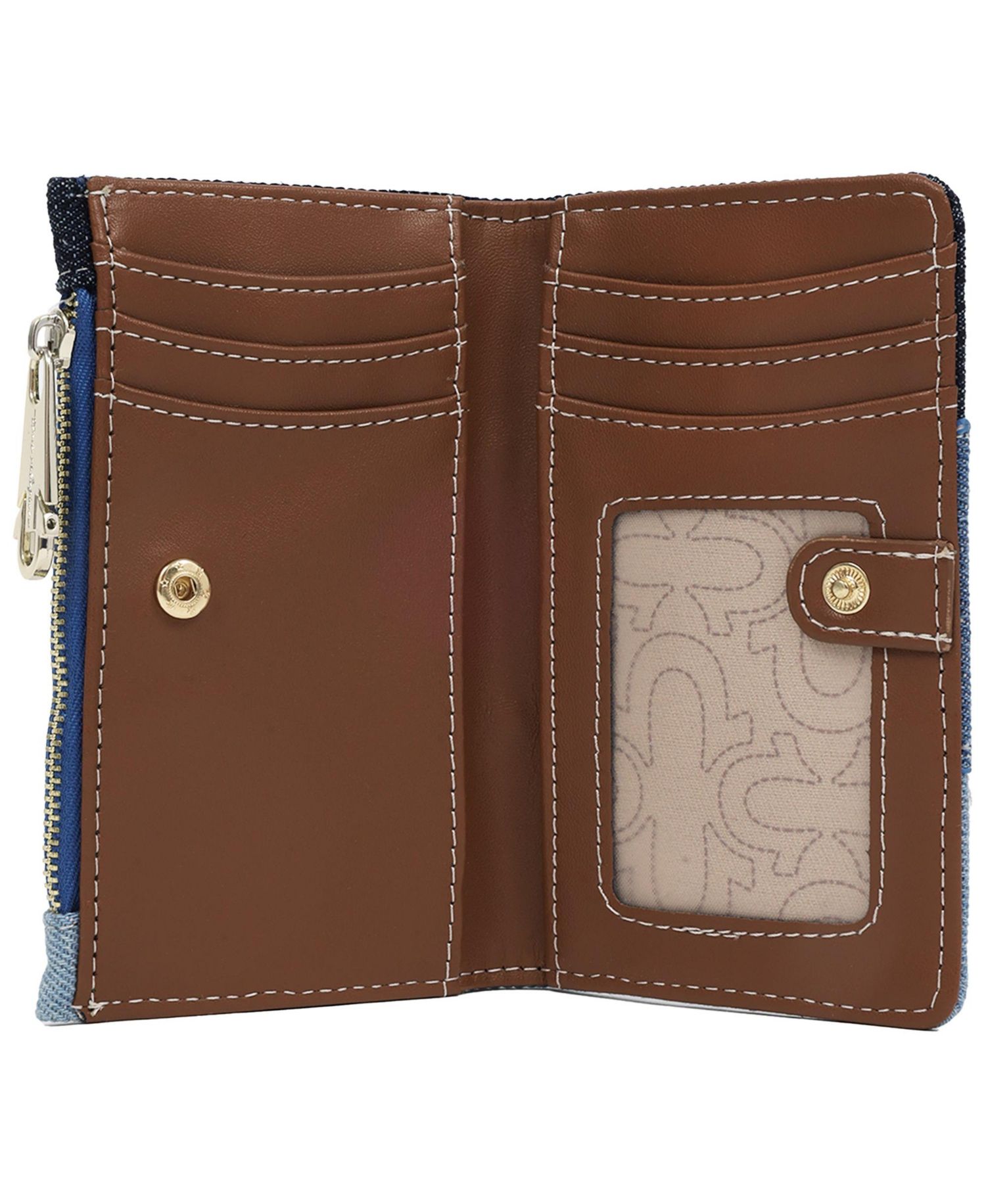 Colin Highbridge Patchwork Denim Mini Wallet