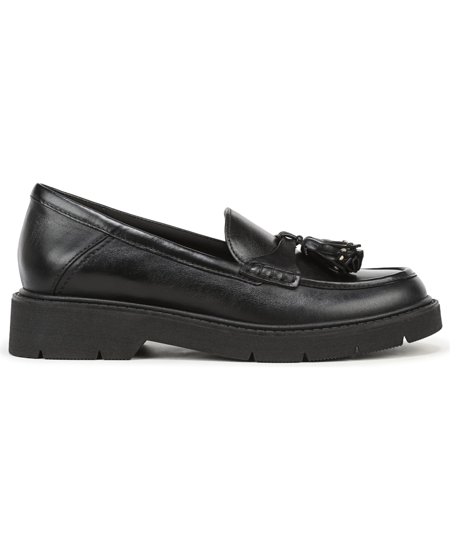 Женские туфли Naturalizer Taya Tassel Lug Sole, цвет: Чёрный кожаный — фото 2