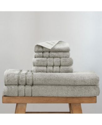 Bath Sheet 2-Piece Set Includes 2 Bath Sheets, 2 Hand Towels and 2 Washcloths