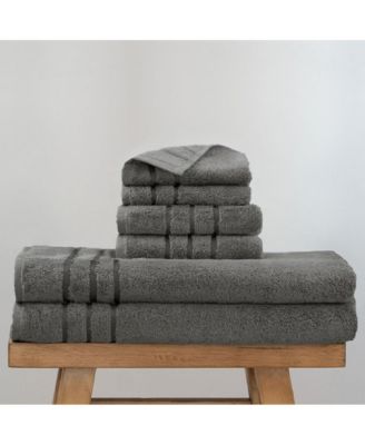 Bath Sheet 2-Piece Set Includes 2 Bath Sheets, 2 Hand Towels and 2 Washcloths