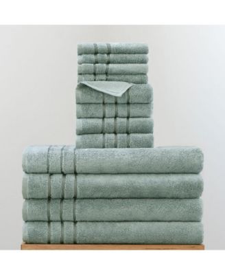 Bath Sheet 4-Piece Set Includes 4 Bath Sheets, 4 Hand Towels and 4 Washcloths