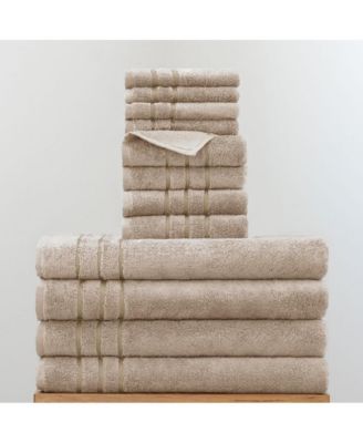 Bath Sheet 4-Piece Set Includes 4 Bath Sheets, 4 Hand Towels and 4 Washcloths
