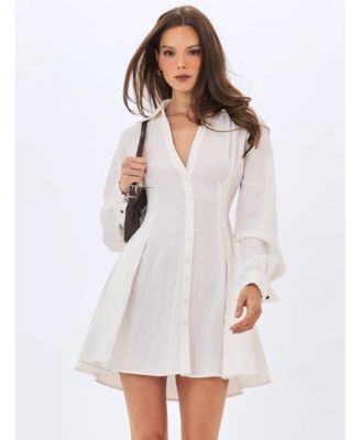 White Shirt Dress