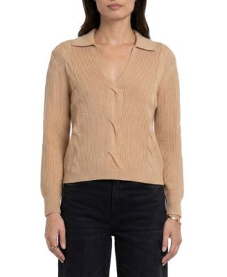 Women's The Marjorie Cable-Knit Collared Sweater