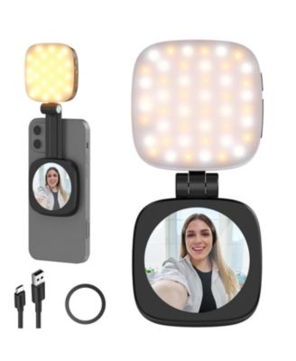 Magnetic Adjustable 48-LED Ring Light for MagSafe iPhone