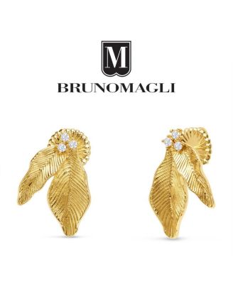 Crystal Gold-Tone Drop Chiara Earrings
