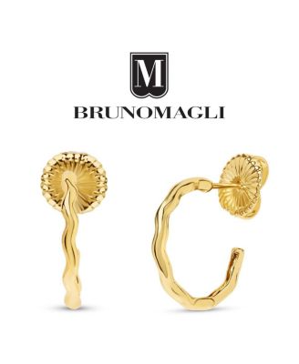 Gold-Tone Violetta Dangle Hoop Earrings