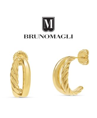 Women's Gold-Tone Azzurra Dangle Hoop Earrings