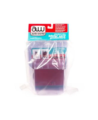 Standard Size 6 Blister Card Protectors for 1/64 Scale Blister Cards by