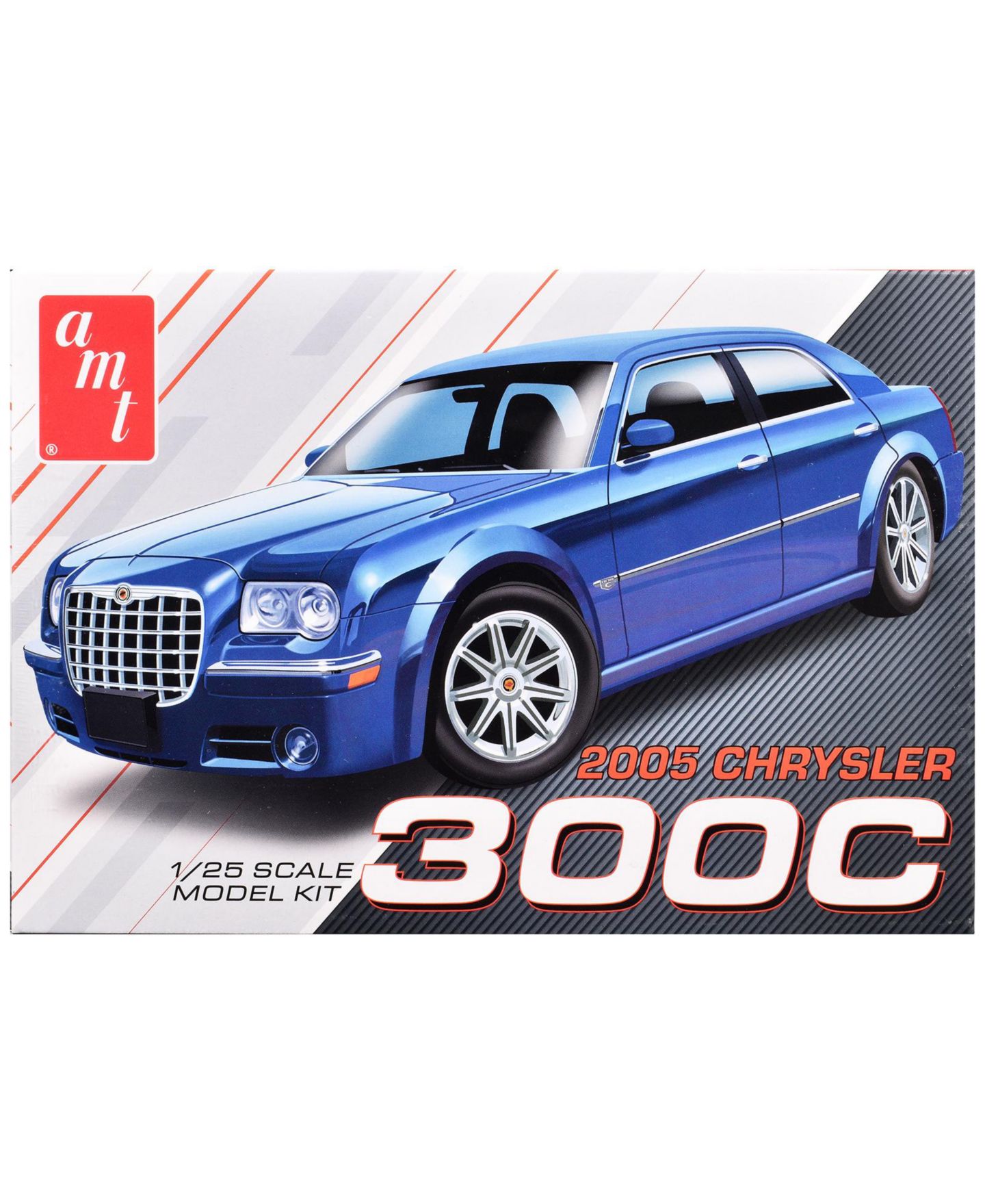 Детские игрушки AMT 1/25 Scale 2005 Chrysler 300C Skill 2 5.7L V8 Hemi Engine Detailed-Interior Model Kit — фото 1