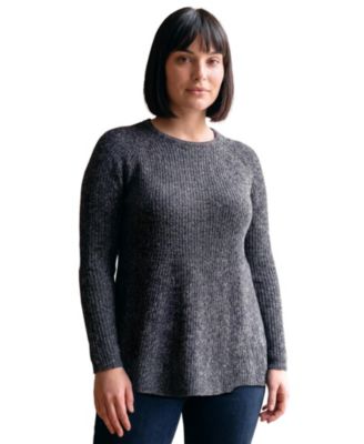 Women's Tia Curved Hem Tunic Sweater