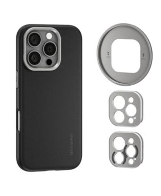 MagSafe-Compatible Three Interchangeable Backplates Protective Case for iPhone 16 Pro