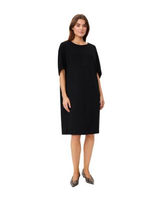 Women's MaNattie Batwing-Sleeve Loose-Fit Draped Knee-Length Dress