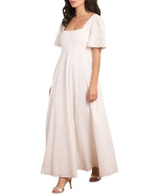 macys white formal dresses Women's A Line & Black Tie Wedding