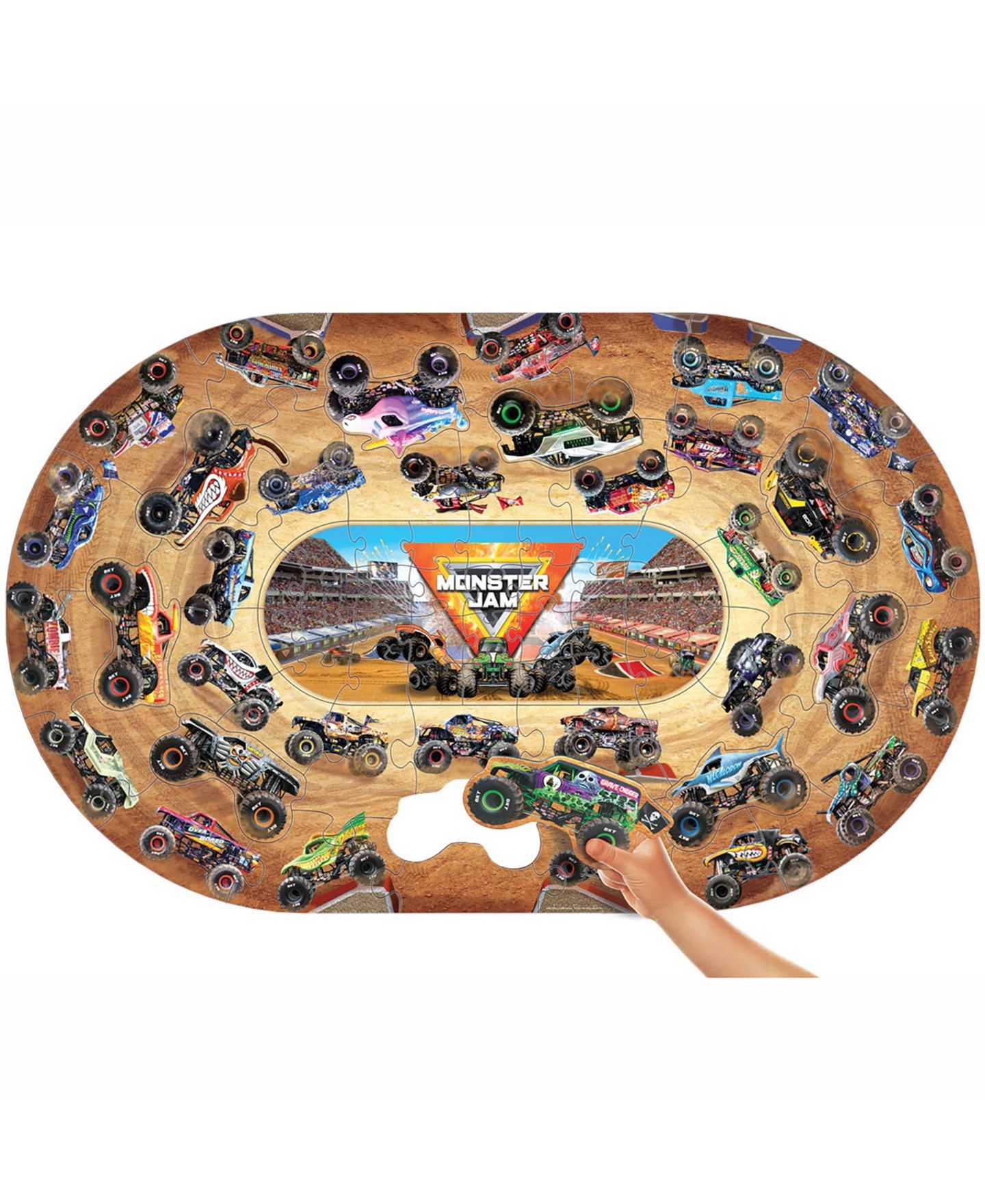 Большой напольный пазл Eurographics Monster Jam, 74 детали, от 4 лет — фото 4