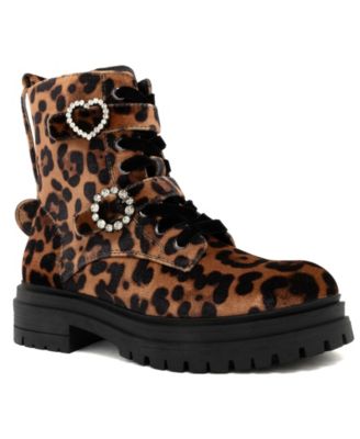 Women's Ellusion Platform Lace-Up Combat Boots
