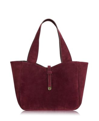 Mercer Suede Laptop Compatible Large Tote Handbag