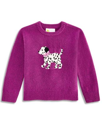 Toddler Girls' 12M-5T Dalmatian Long-Sleeve Sweater