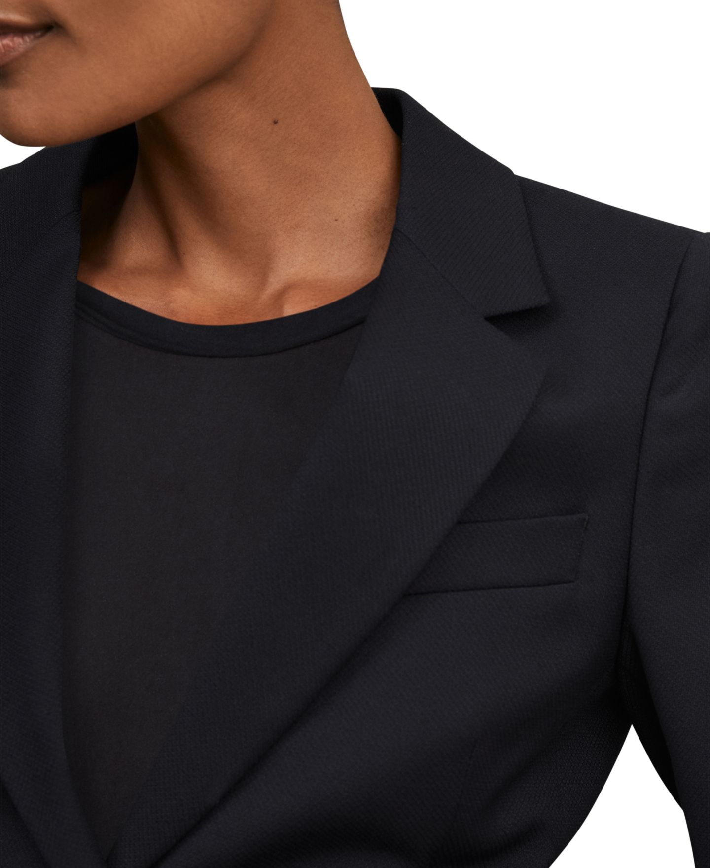 Женский пиджак REISS Haisley Tailored Single-Breasted Blazer, цвет: Тёмно-синий — фото 3