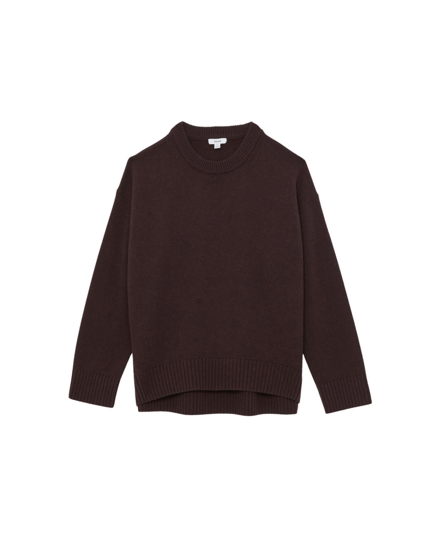 Women's Ella Wool-Cashmere-Blend Oversized Crewneck Sweater