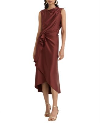 Women's Mabel High-Low Cowl-Neck Sleeveless Dress