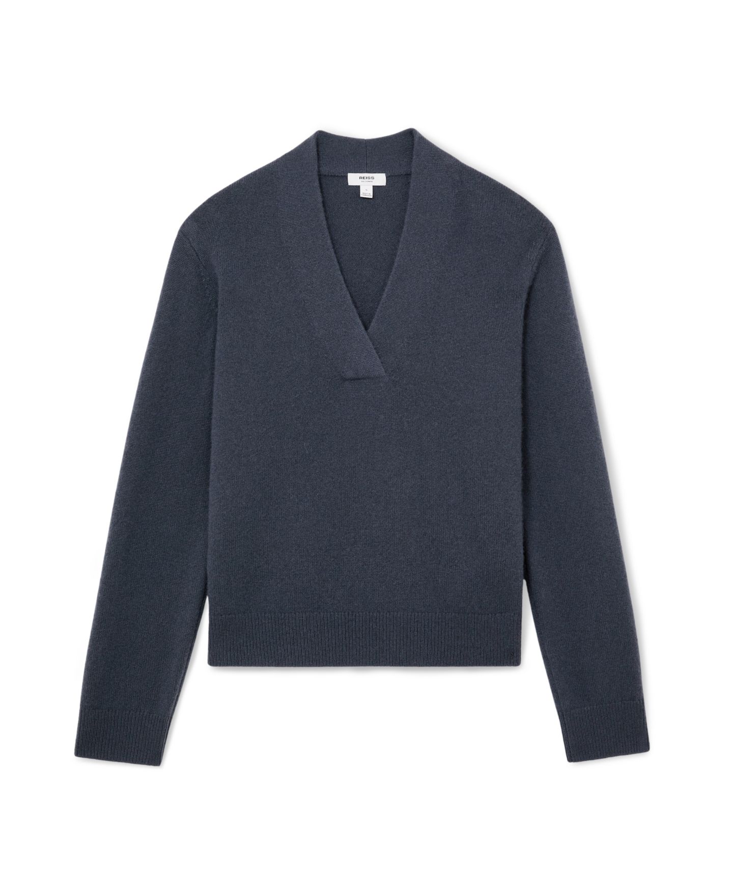 Женский свитер REISS Cashmere, цвет: Сланцевый синий — фото 5