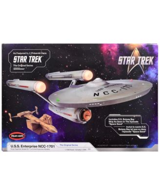 Star Trek (1966) TV Series U.S.S. Enterprise NCC-1701 1/1000 Scale Skill 2 Model Kit, Ages 3+