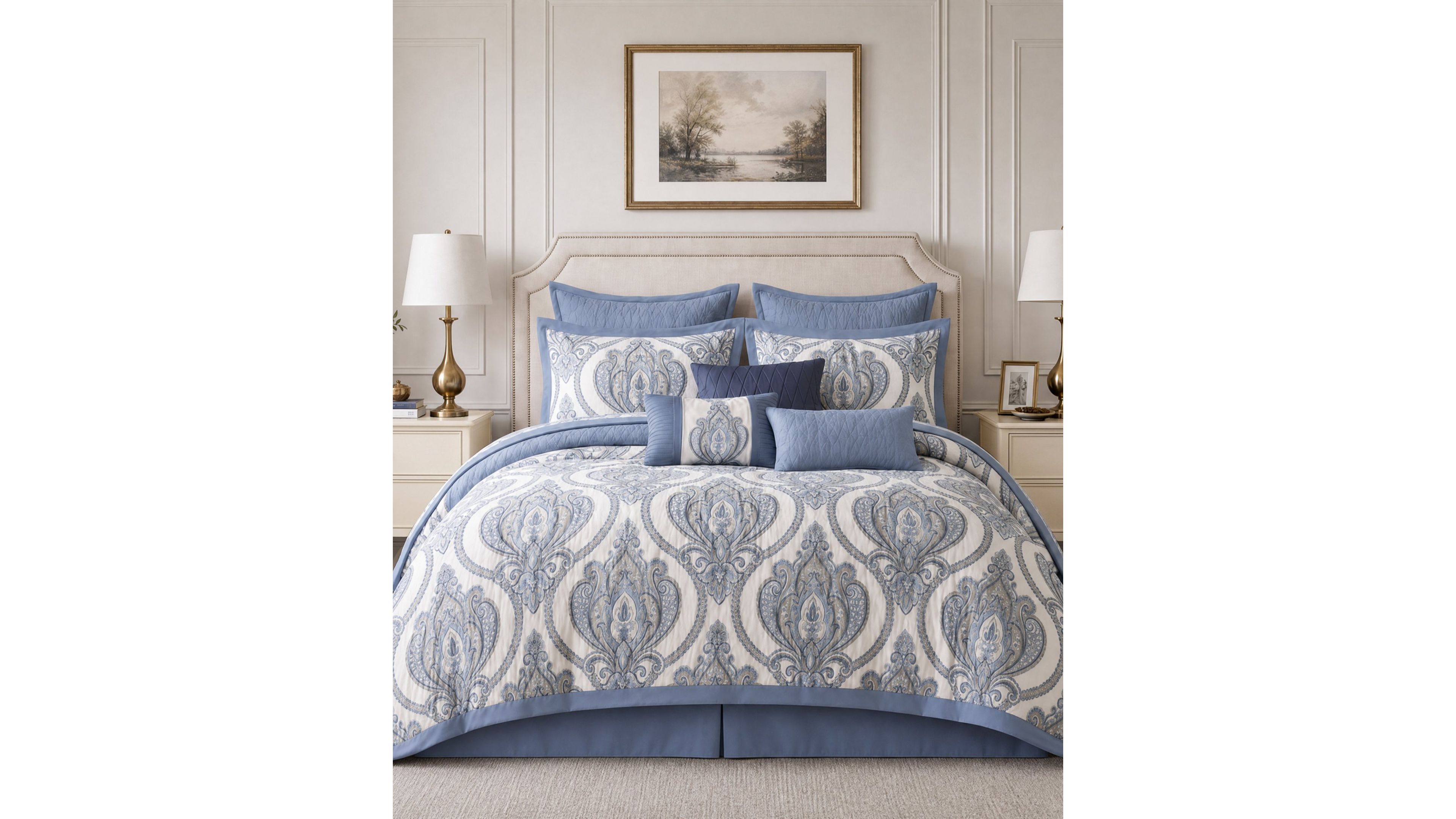 Madison Park Aveline Jacquard 9 Piece Comforter Sets