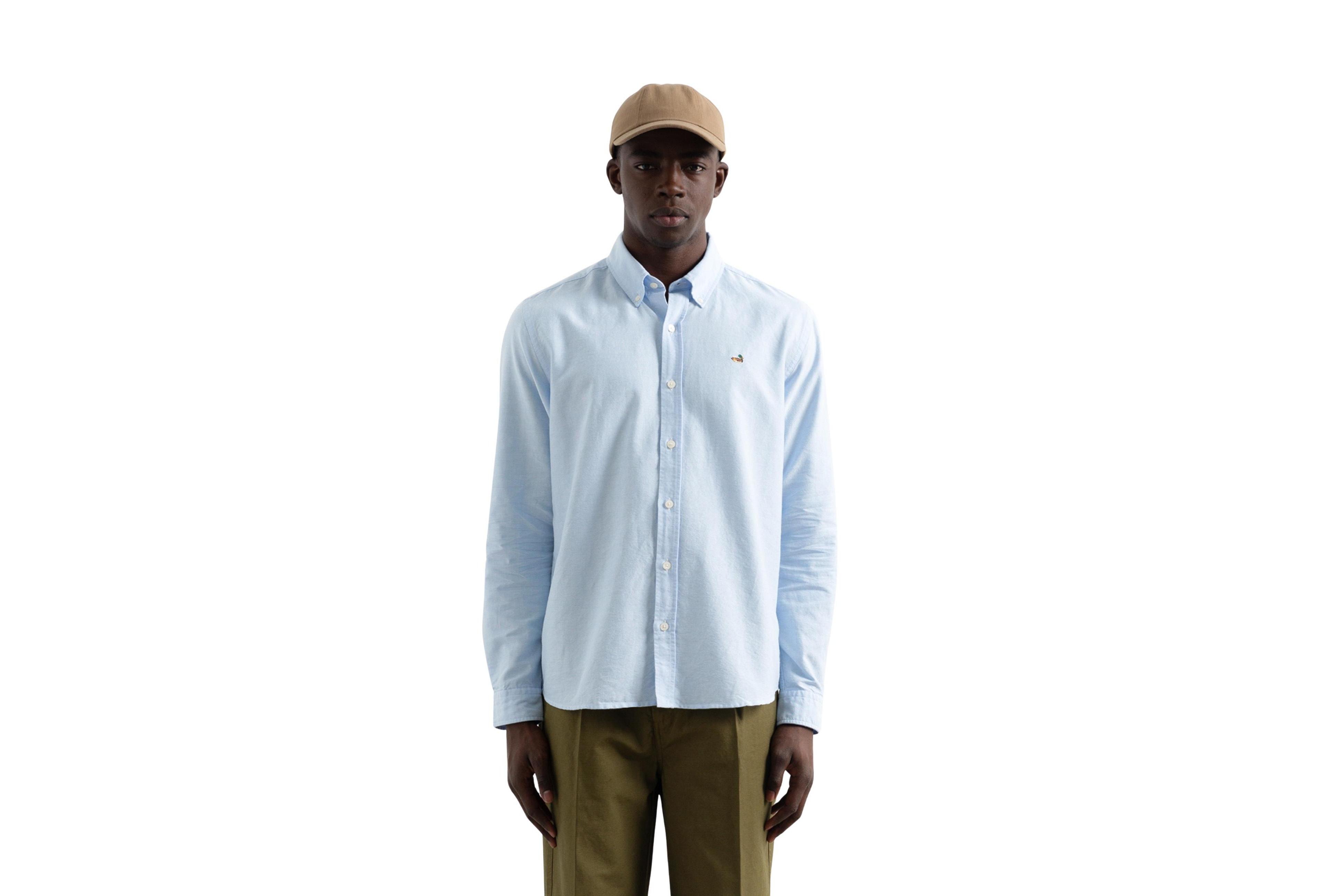 Edmmond Studios Men's Duck Oxford Long-Sleeve Shirt