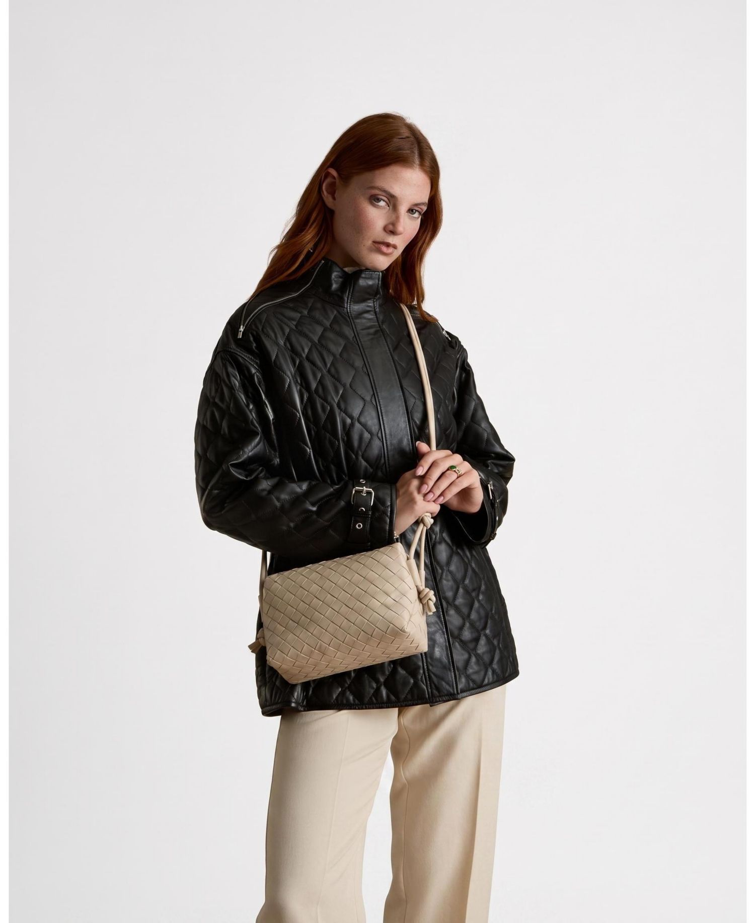 Women's Nora Leather Coat