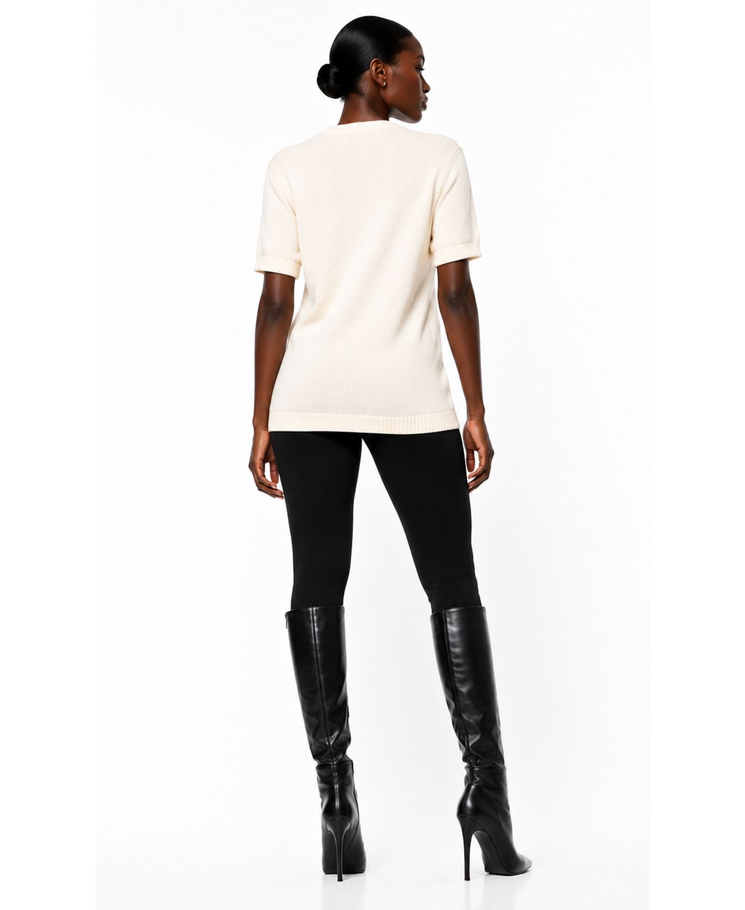 Women's God Is Good Elbow-Length Lightweight Crewneck Sweater