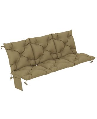 Bench Cushion Non-Slip with Side Pocket