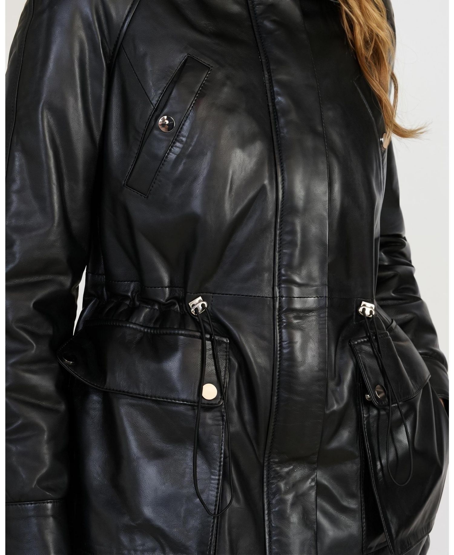 Women's Sheridan Leather Utility Jacket